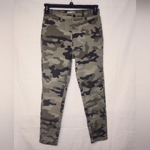NEW Nili Lotan Camo Ankle Pants Sz 4